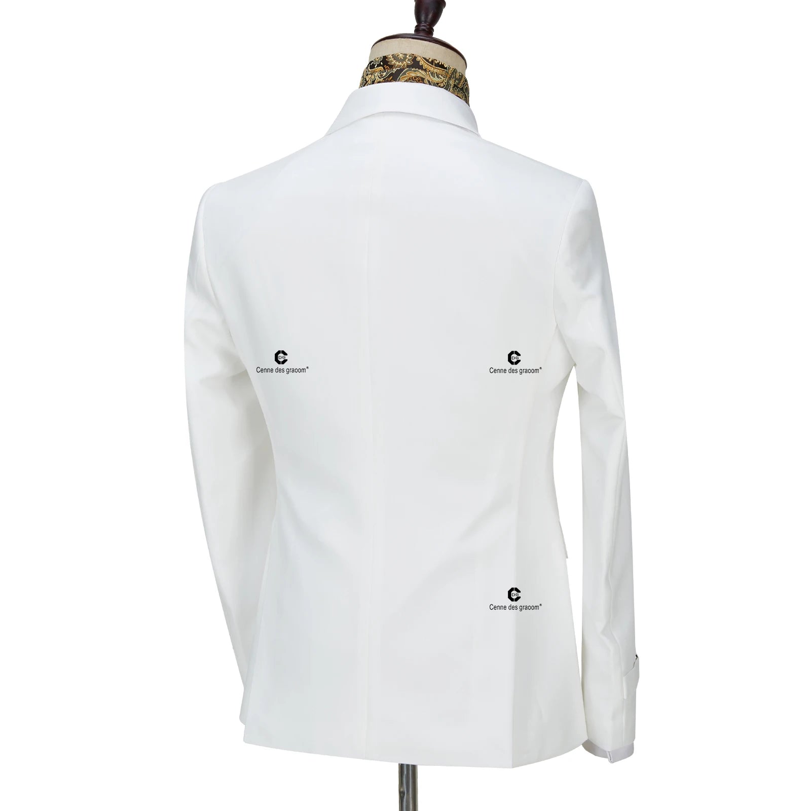 Cenne Des Graoom Blazer Jacket Pants Set Suits For Men Metal Side Release Buckle