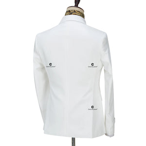 Cenne Des Graoom Blazer Jacket Pants Set Suits For Men Metal Side Release Buckle