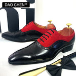 Load image into Gallery viewer, LUXURY MEN&#39;S OXFORD LACE UP SUEDE CASUAL DRESS SHOES REAL LEATHER
