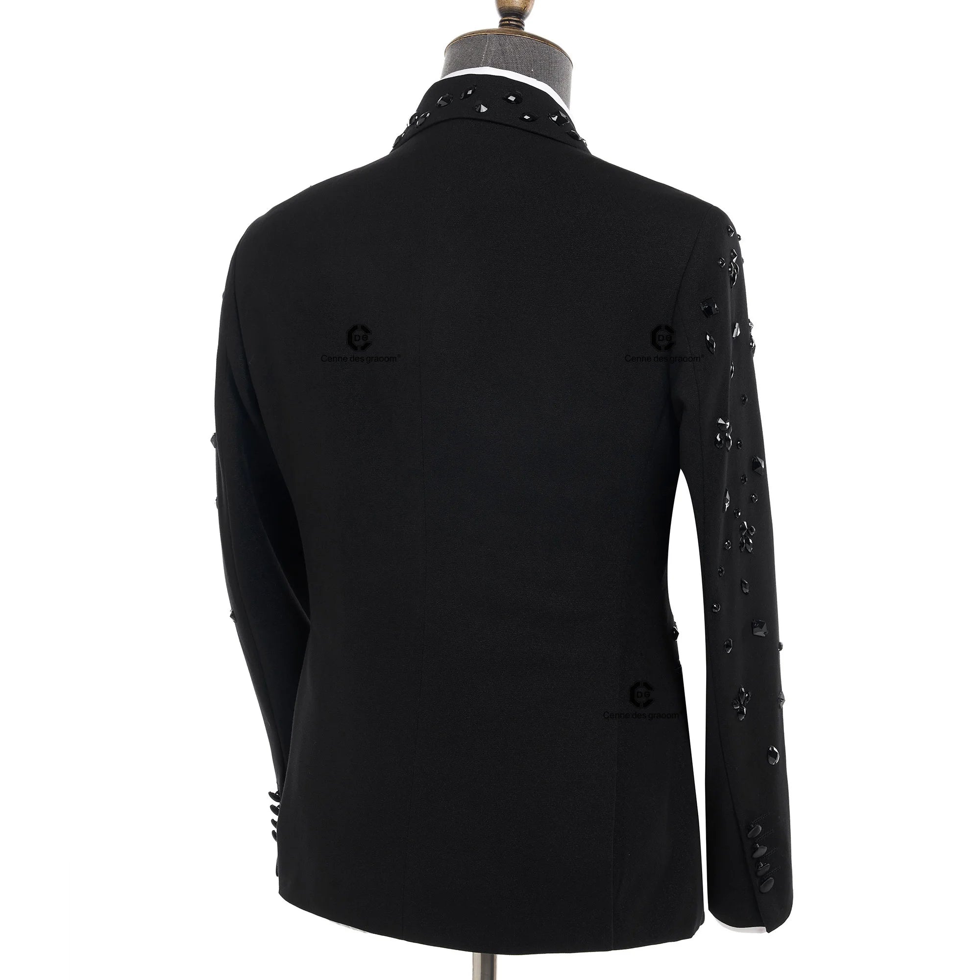 Cenne Des Graoom Elegant Luxury Men's Double-Breasted Tuxedo