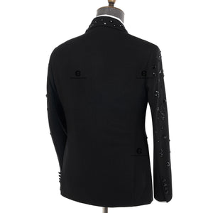 Cenne Des Graoom Elegant Luxury Men's Double-Breasted Tuxedo