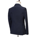 Load image into Gallery viewer, Cenne Des Graoom Double-Breasted Blue Black Stripe Men&#39;s Suits 2-Piece Set
