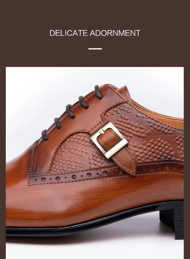 Italy Designer Leather Shoe Genuine Oxford New Style