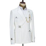 Load image into Gallery viewer, Cenne Des Graoom Blazer Jacket Pants Set Suits For Men Metal Side Release Buckle
