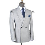 Load image into Gallery viewer, Cenne Des Graoom Striped Double-Breasted Men&#39;s Suits With Patch Pocket
