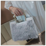 Load image into Gallery viewer, Women&#39;s Handbag Luxury Fashion Real Rabbit Hair Single Shoulder Bag
