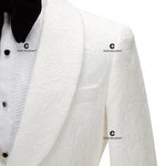 Load image into Gallery viewer, Cenne Des Graoom Men&#39;s Tuxedo with Satin Side Stripe Slim Fit Shawl Lapel
