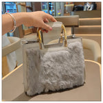 Load image into Gallery viewer, Women&#39;s Handbag Luxury Fashion Real Rabbit Hair Single Shoulder Bag
