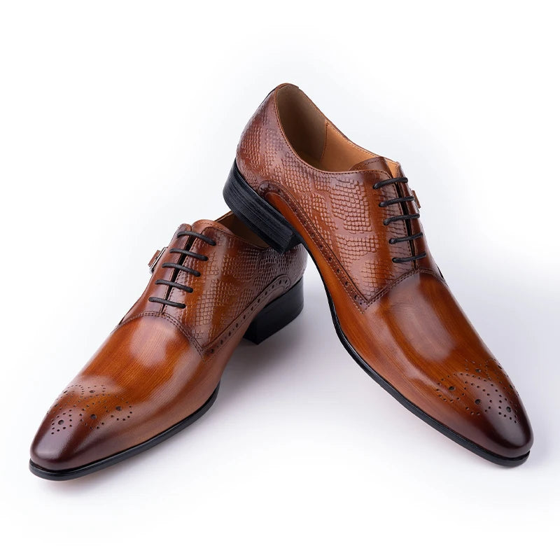 Italy Designer Leather Shoe Genuine Oxford New Style
