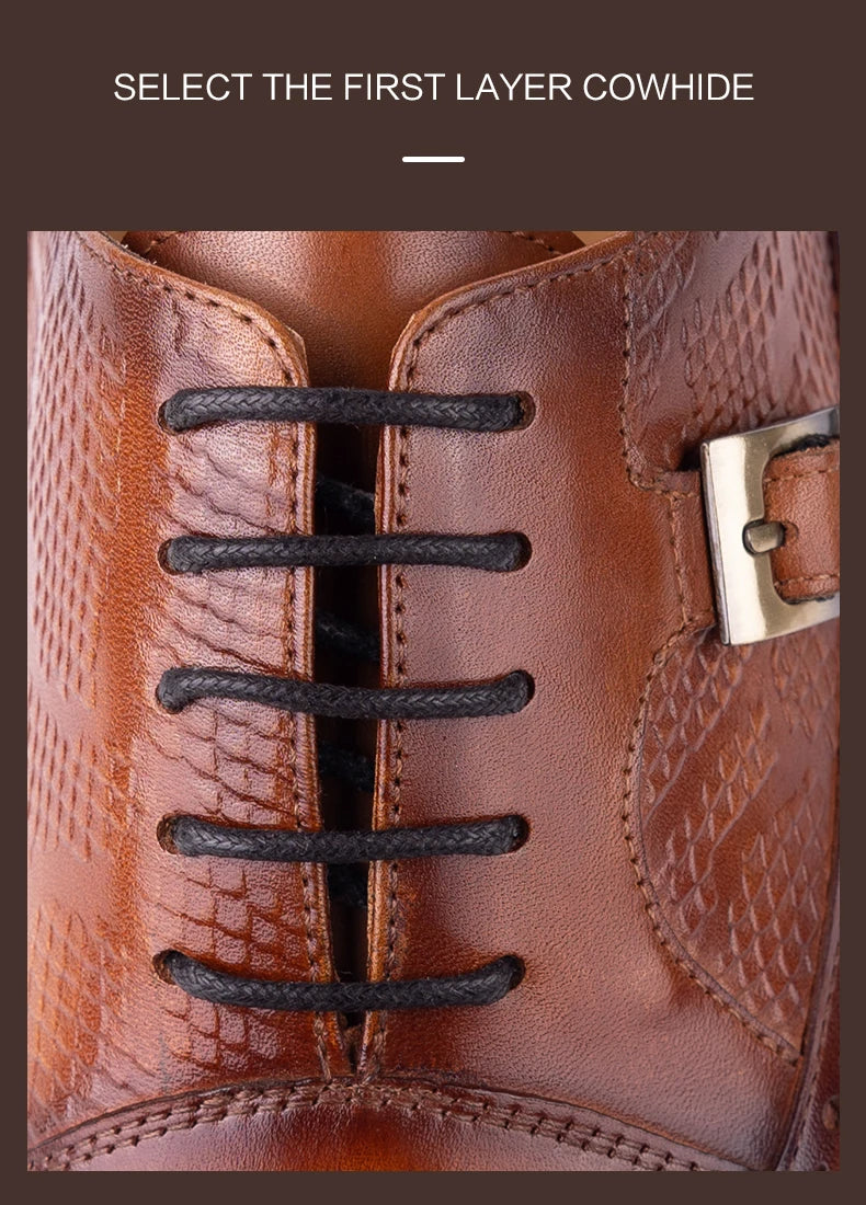 Italy Designer Leather Shoe Genuine Oxford New Style
