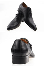 Load image into Gallery viewer, Genuine Leather Brock Shoes Lace Up for Men
