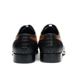 Load image into Gallery viewer, Luxury Men&#39;s Brogue Formal Round Toe Mixed-Colors Oxford Dress Shoes
