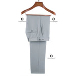 Load image into Gallery viewer, Cenne Des Graoom Elegant Light Grey Men&#39;s Suits Metal Side Release Buckle 2-Piece Set High Quality
