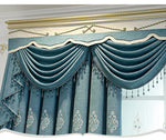 Load image into Gallery viewer, European Style Curtain Shading Embroidery Light Luxury Atmosphere Finished Product Curtains for Living Dining Room Bedroom
