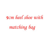 Load image into Gallery viewer, Thick Heel Royal Blue Flower Wedding shoes for woman High heel platform shoes with matching bags
