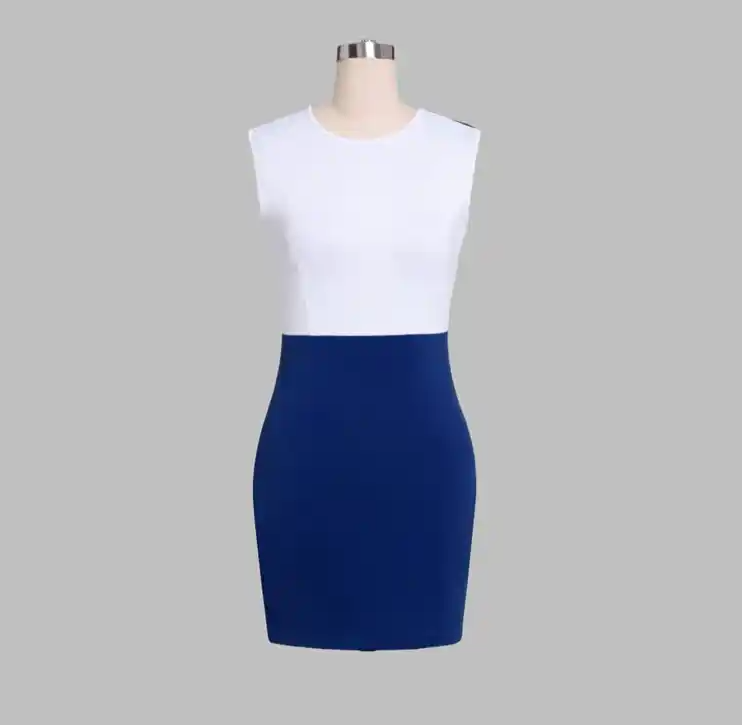 Two-piece Suit Women Skirt Dress Suit Stitching  Slim Longsleeved Mini Dress Formal Wear Business Work Banquet Suit With a Skirt