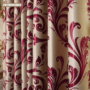 New Curtains For Dining Living Bedroom Room High-class european-stylefaux suede window shade