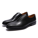 Load image into Gallery viewer, Real calf leather whole-cut Oxfords Classic Soft Handmade Office Business Formal Shoes for Men
