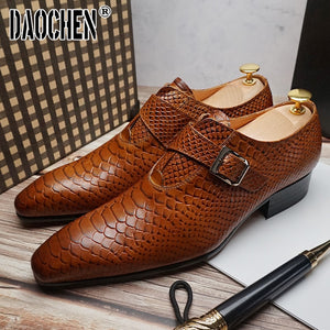 Formal Men Casual Shoes Loafers Office Wedding Leather Shoes