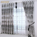 Load image into Gallery viewer, 1 pc New Curtains for Windows Drapes European Modern Elegant Noble Printing Shade Curtain For Living Room Bedroom
