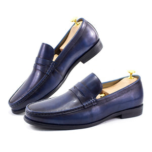 Men's Loafers Genuine Leather Casual Office Business Dress Shoes