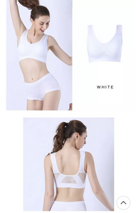 Women Plus Size Seamless Bra Cotton Breathable Underwear Wireless With Pads Push Up Bra
