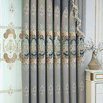 Load image into Gallery viewer, European Style Curtain Shading Embroidery Light Luxury Atmosphere Finished Product Curtains for Living Dining Room Bedroom
