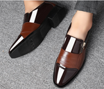 Load image into Gallery viewer, Classic Business Men&#39;s Dress Shoes Fashion Elegant Formal  Wedding Shoes Men Slip On Office Oxford Shoes For Men
