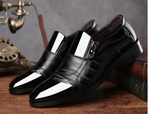 Load image into Gallery viewer, Classic Business Men&#39;s Dress Shoes Fashion Elegant Formal  Wedding Shoes Men Slip On Office Oxford Shoes For Men
