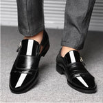 Load image into Gallery viewer, Classic Business Men&#39;s Dress Shoes Fashion Elegant Formal  Wedding Shoes Men Slip On Office Oxford Shoes For Men
