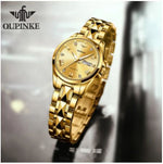 Load image into Gallery viewer, HGM OUPINKE Gold Watch Women&#39;s watches Luxury Brand Women Mechanical Watch Sapphire Glass Ladies Automatic Wrist Watch
