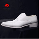Load image into Gallery viewer, Fashion Patent Leather Dress Shoes Men Spring &amp; Autumn Brand Business Office Wedding Footwear
