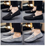 Load image into Gallery viewer, Men Casual Loafers Slip On Light Canvas Breathable Fashion Flat Footwear
