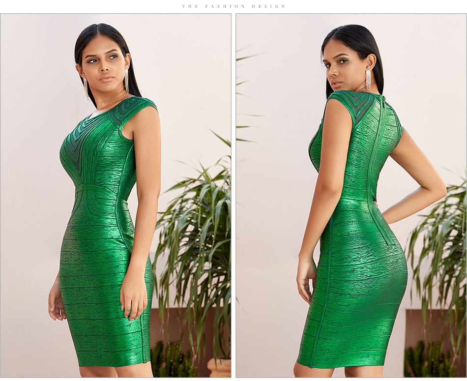 New Lace Bandage Dress Women Sexy Hollow Out Bodycon Club Celebrity Evening Runway Party Ladies Dresses