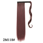 Load image into Gallery viewer, HGM 20&#39;&#39; Synthetic Ponytail Hair pieces Heat Resistant Fiber Straight Ribbon Clip In Hair Extension 21 colors
