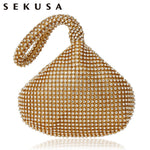 Load image into Gallery viewer, Soft Beaded Women Evening Bags Cover Open Style Lady Wedding Bridalmaid Handbags

