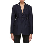 Load image into Gallery viewer, Streetwear Tunic High Waisted Long Sleeve Blazer Coat Female Fashion Clothing

