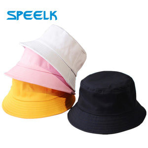 New Unisex Cotton Bucket Hats Summer Sunscreen Panama Hat