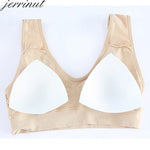 Load image into Gallery viewer, Women Plus Size Seamless Bra Cotton Breathable Underwear Wireless With Pads Push Up Bra
