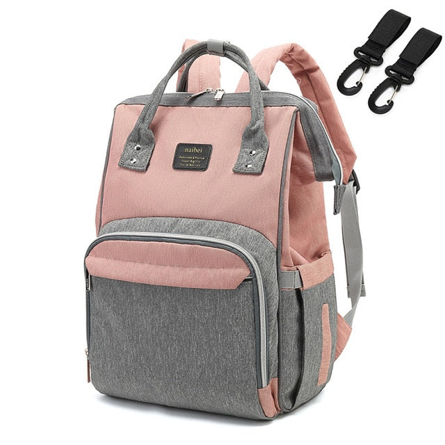 HGM Nappy Backpack Bag Mummy Large Capacity Bag Mom Baby Multi-function Waterproof Outdoor Travel Diaper Bags For Baby Care