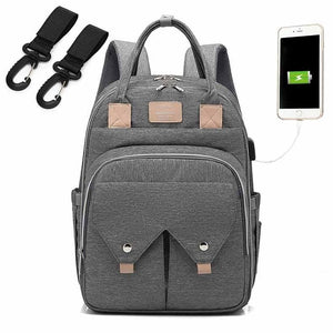 HGM Nappy Backpack Bag Mummy Large Capacity Bag Mom Baby Multi-function Waterproof Outdoor Travel Diaper Bags For Baby Care