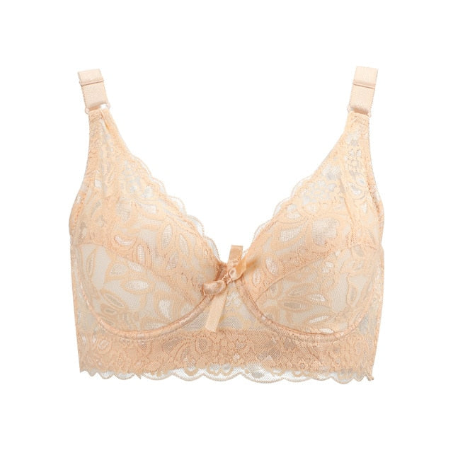 Plus Size bra sexy bralette crop top Underwear push up strapless bra bh lace Female bra Lingerie Brassiere sujetador biustonosz