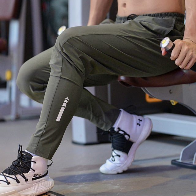 Quick dry comfortable Men Running Pants Soccer basketball Training Trousers Jogging Fitness Gym Workout Sport Pants