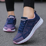 Load image into Gallery viewer, Women Casual Shoes Fashion Breathable Walking Mesh Flat Shoes Woman White Sneakers Women Tenis Feminino Female Shoes
