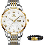 Load image into Gallery viewer, Men Mechanical Watch Top Brand Luxury Automatic Watch Sport Stainless Steel Waterproof Watch
