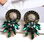 Load image into Gallery viewer, HGM Colorful Crystal Earrings Women Jewelry Pendientes High-Quality Brincos Bijoux Fashion Trendy Accessories For Girls
