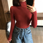 Load image into Gallery viewer, Women Sweaters 2020 Autumn Winter Tops Korean Slim Women Pullover Knitted Sweater Jumper Soft Warm Pull Femme
