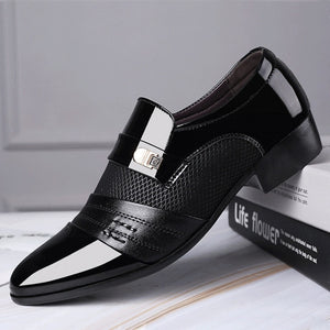 Fashion Slip On Men Dress Shoes Men Oxfords Fashion Business Dress Men Shoes New Classic Leather Men's Shoes