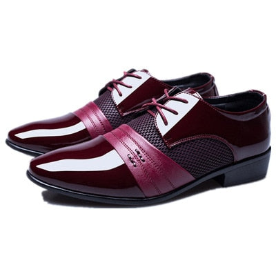 Fashion Slip On Men Dress Shoes Men Oxfords Fashion Business Dress Men Shoes New Classic Leather Men's Shoes