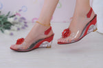 Load image into Gallery viewer, Wome Stylish High Quality Wedge Heel Sandals Casual Shoes
